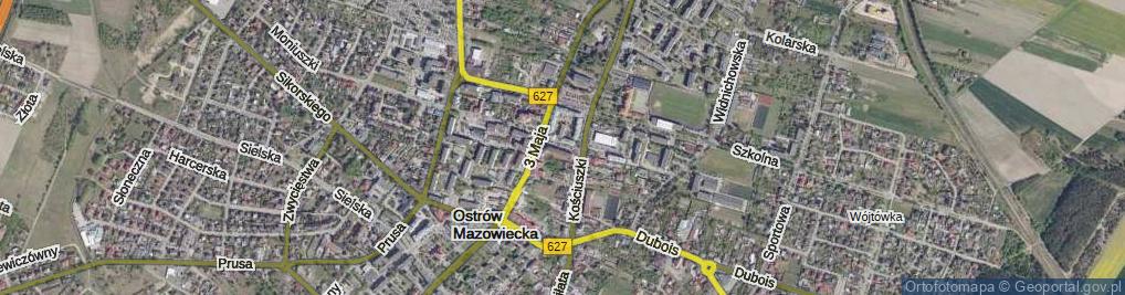 Zdjęcie satelitarne Kilińskiego Jana, płk. ul.
